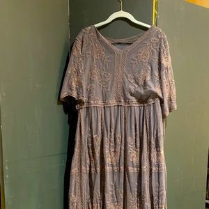 Lace maxi dress, new without tags, never worn